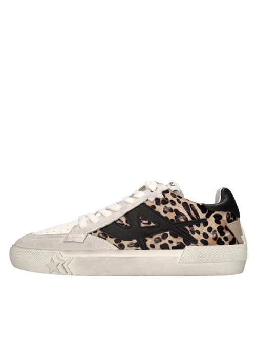  ASH | MOONLIGHT CALF SUEDE/KID SKIN LINUS/LEOPGRIGIO-BIANCO-NERO-SAND-MARRON